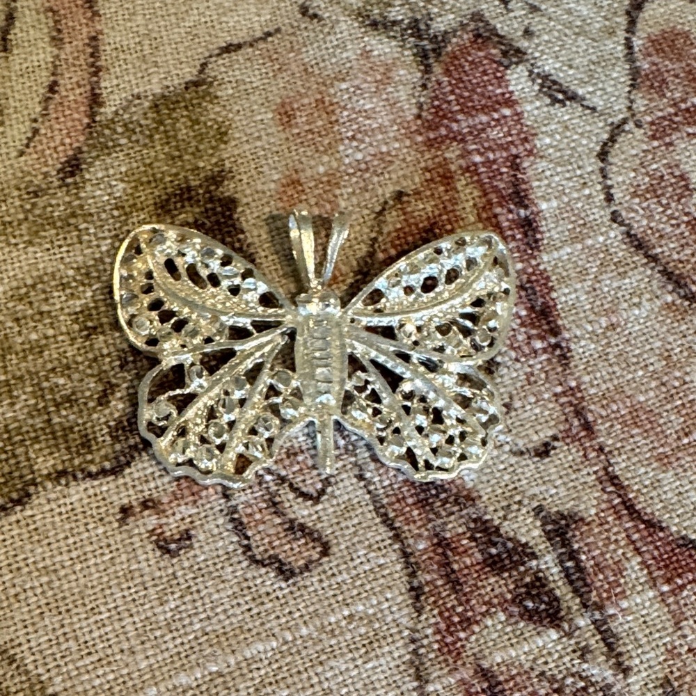 Sterling Silver Butterfly pendant